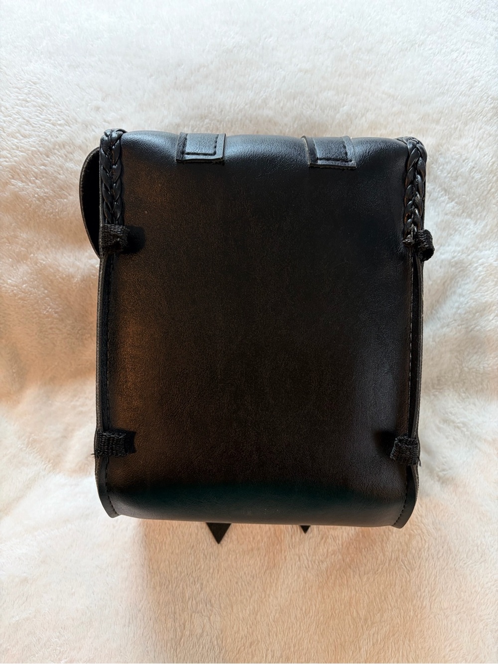 Willie & Max Braided Series Sissy Bar Leather Bag - Picture 3 of 10